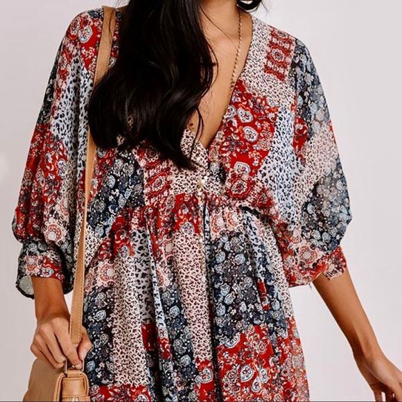 NWT”Olivaceous” Bombshell Babydoll Dress - Picture 3 of 10